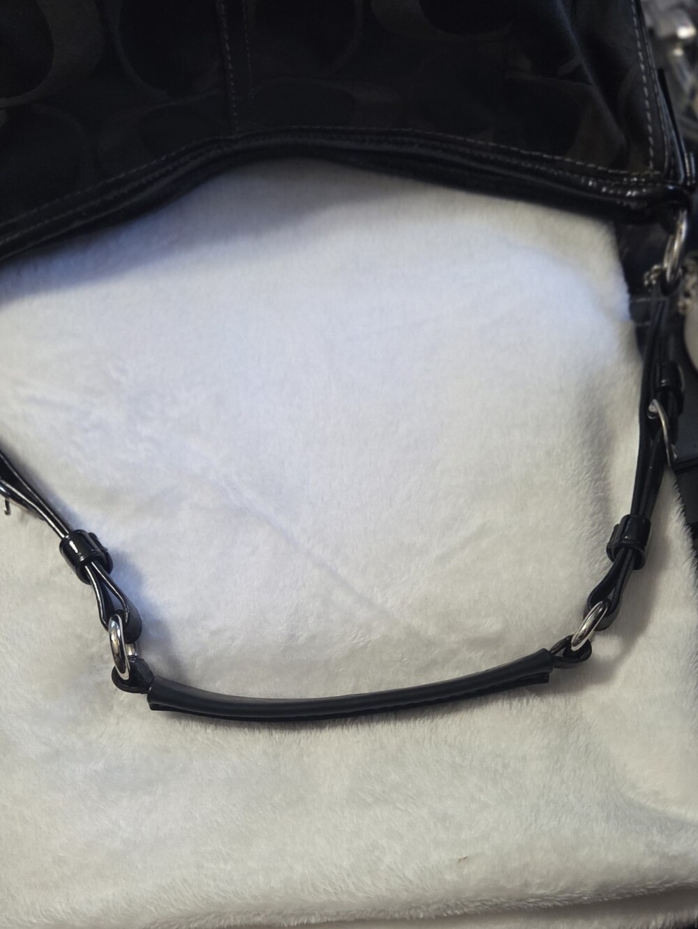Coach Y2K Signature Large Hobo Bag no. 12676 in Black & BrownEUC - Picture 5 of 10